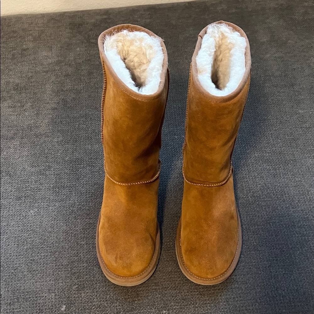 Koolaburra Tan Heeled Boots